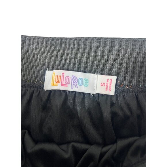 LuLaRoe Lola Women's Black Floral Shear Skirt - Picture 5 of 7